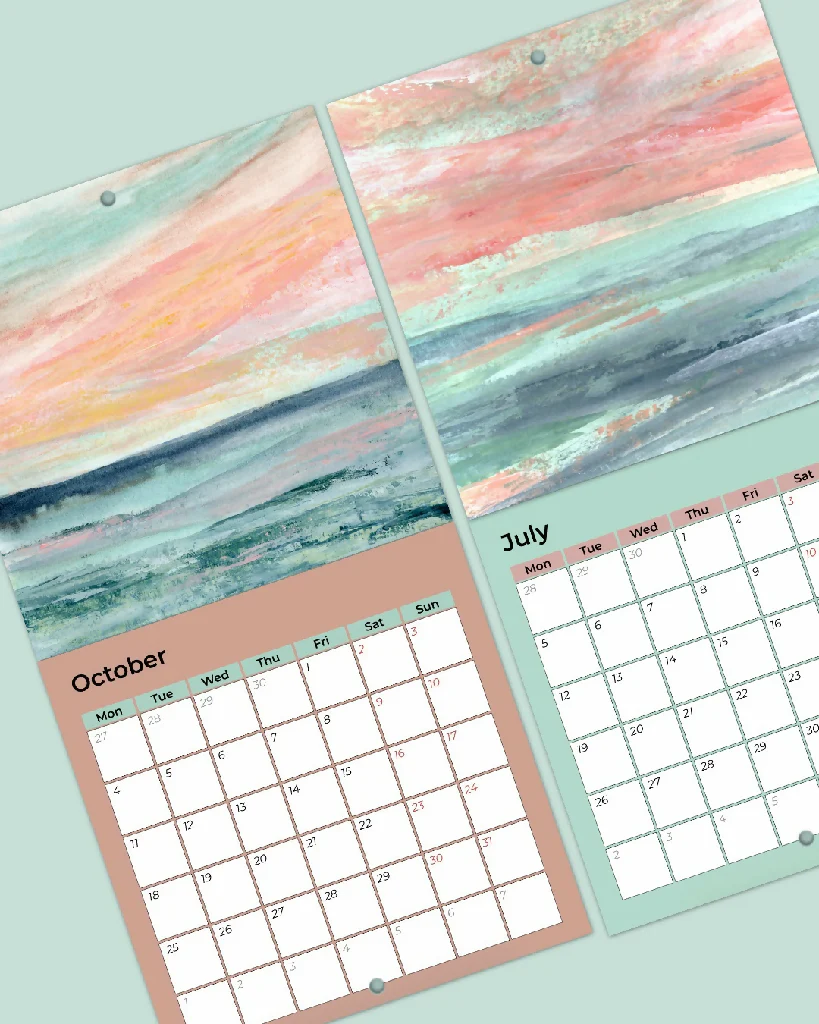 2027 Seascape Calendar - Image 3