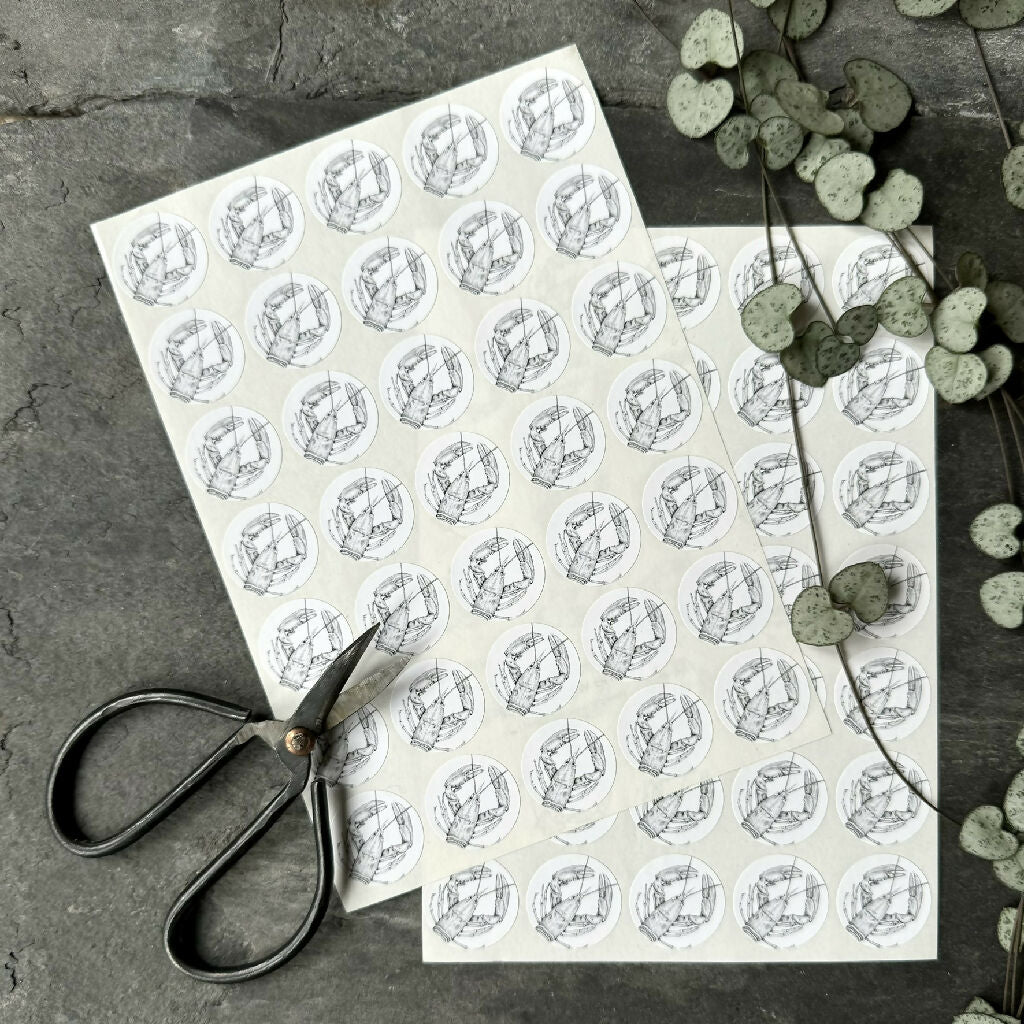 70 Mini Lobster Stickers - (35 per sheet) - Image 2
