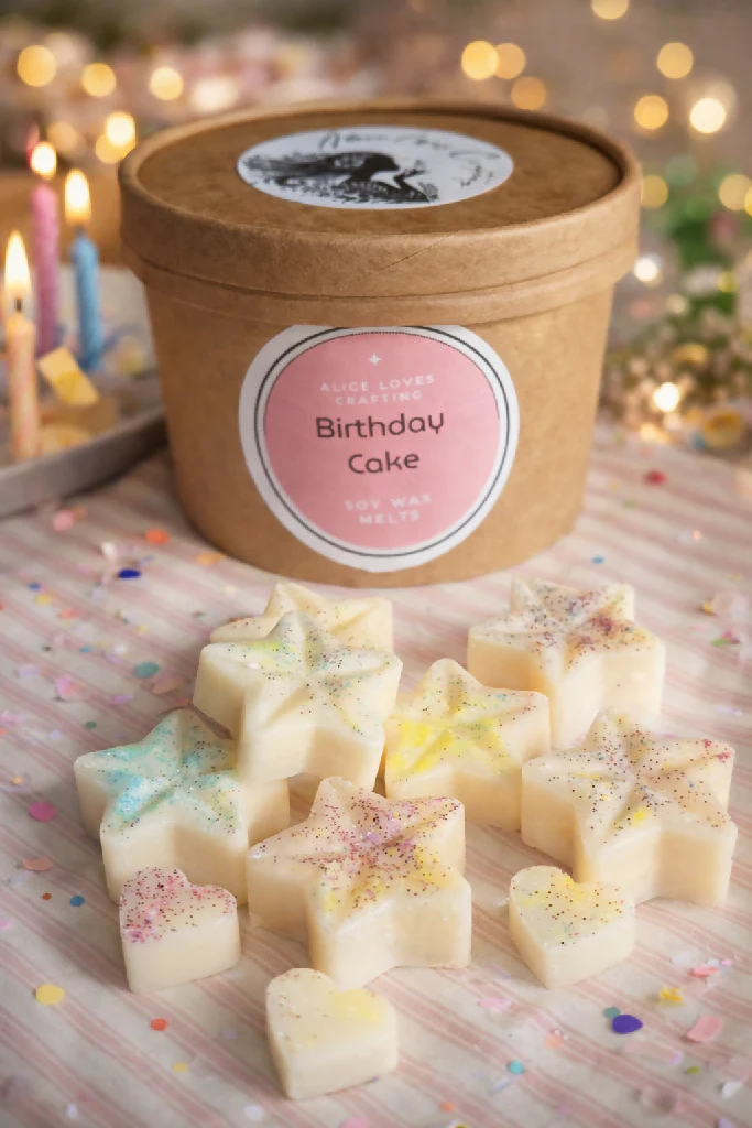 Birthday cake soy wax melts- Vegan and cruelty-free - Image 9
