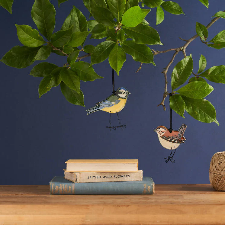 Blue Tit Hanging Ceramic Decoration - Image 2