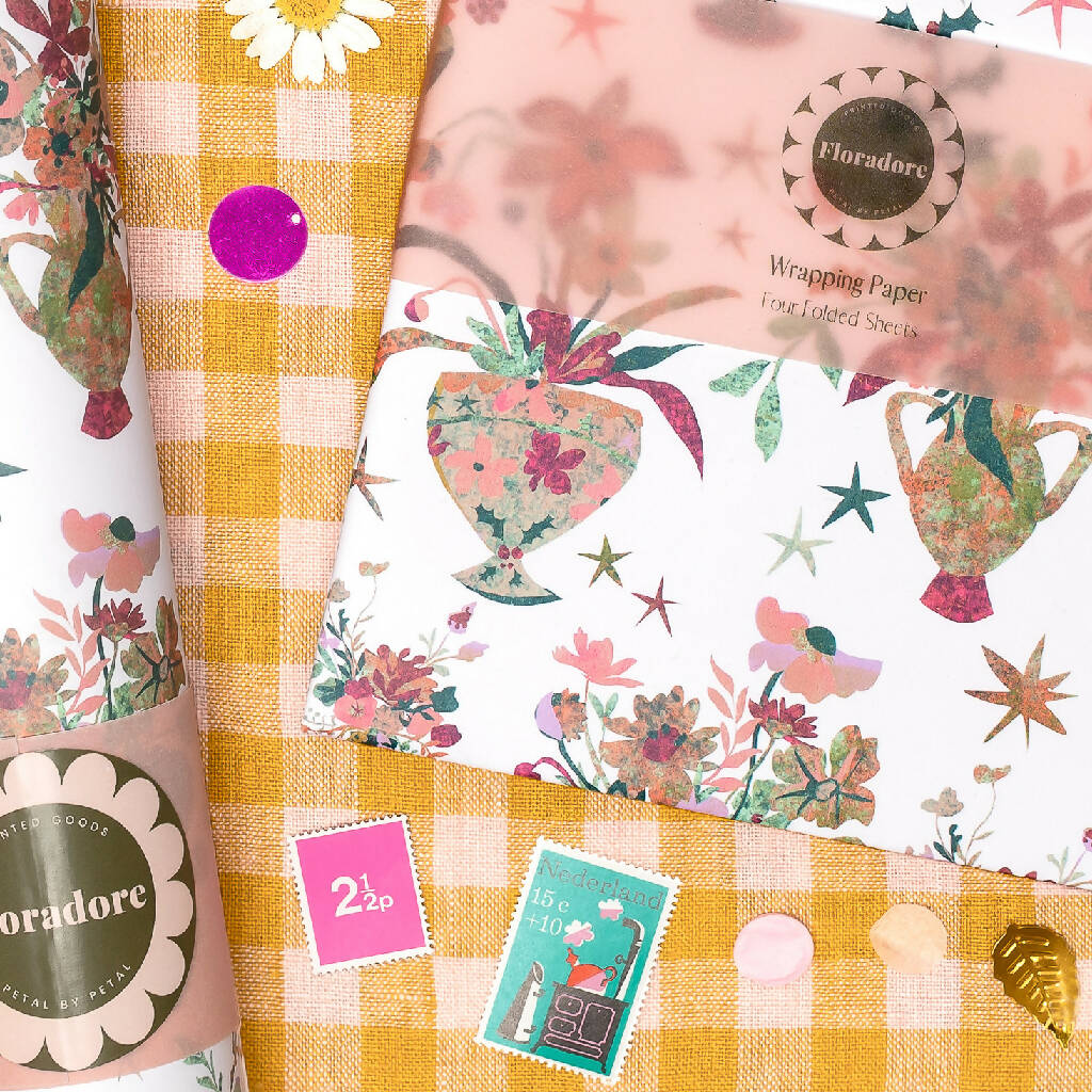 Bouquet Wrapping Paper Set - Image 2