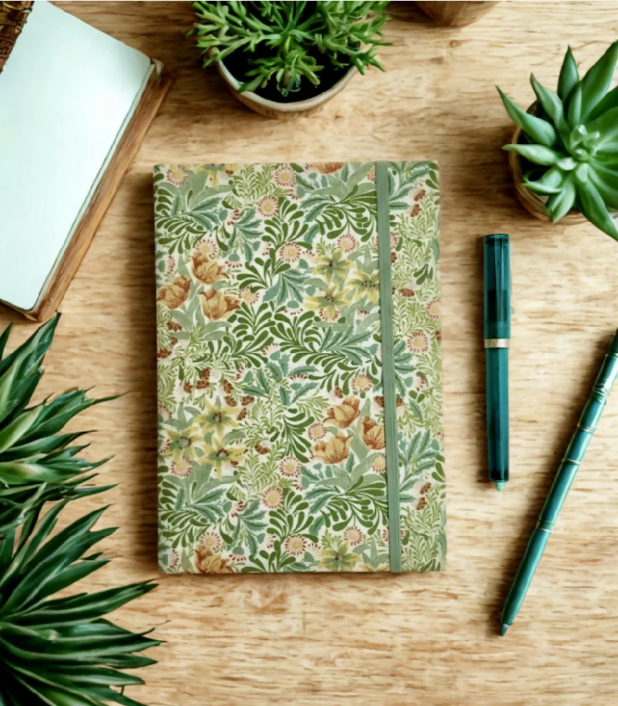Bower Fabric Journal | Emery Walker A5 Hardback Notebook