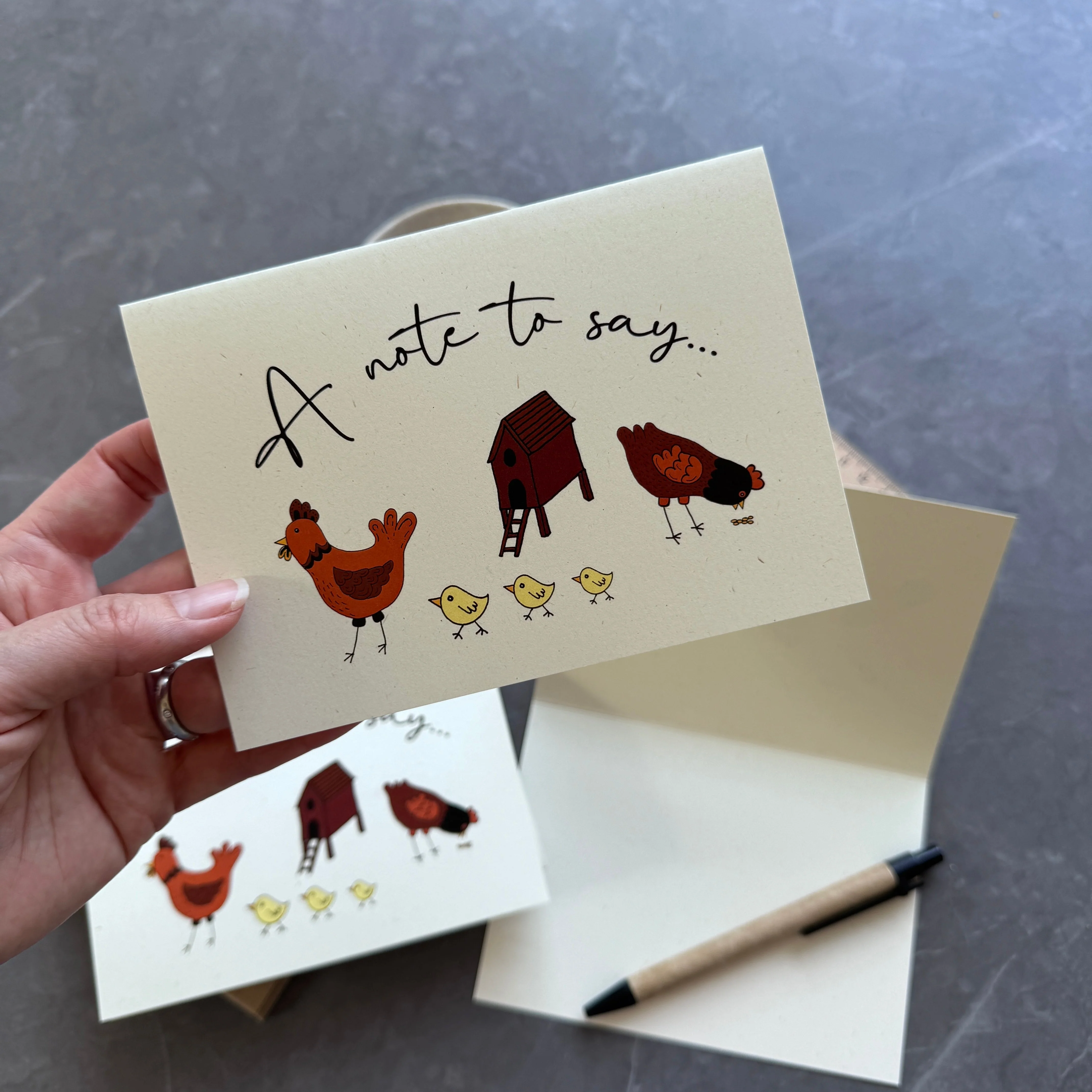 Chicken Notecard Set - Image 2