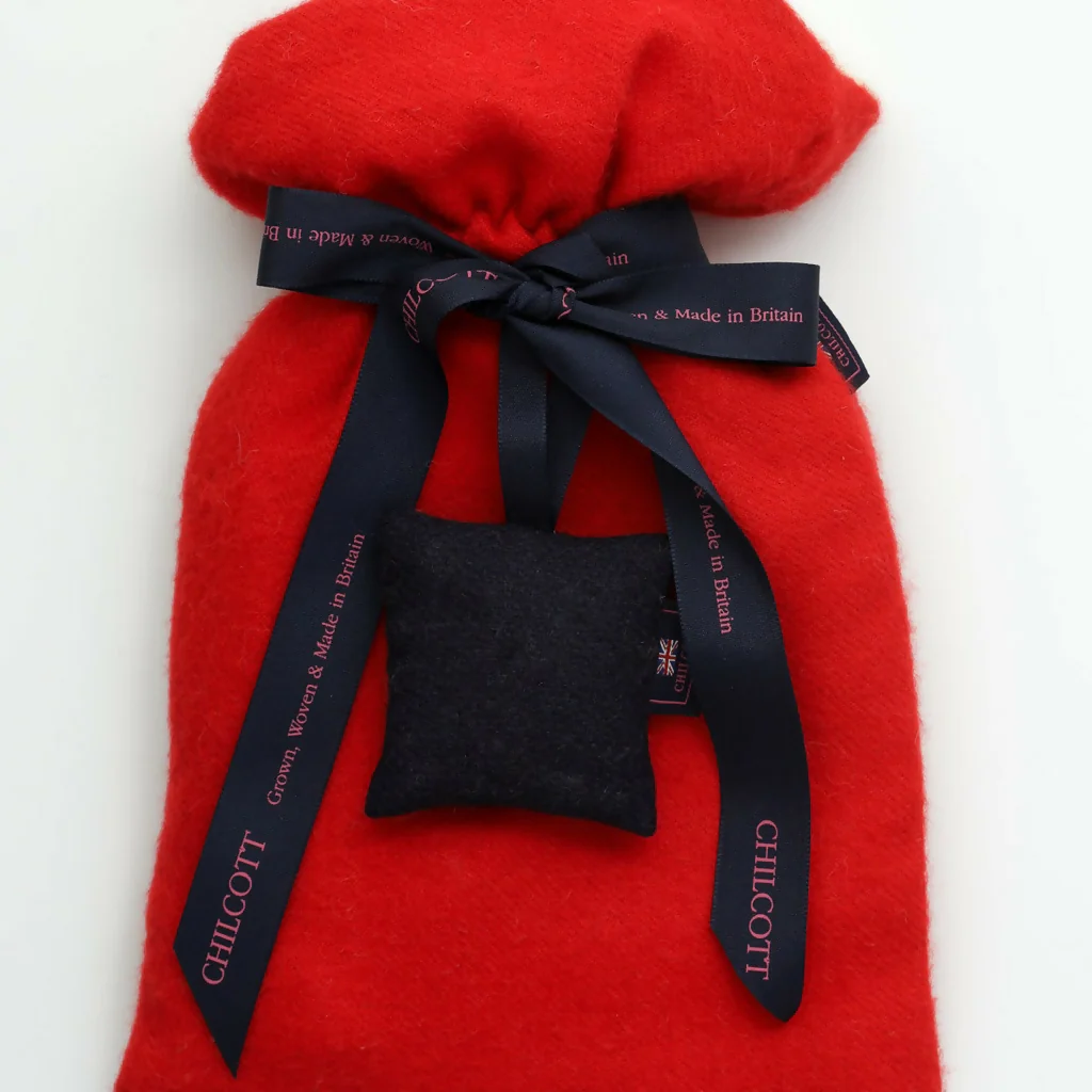 Chilcott Alpaca Hot Water Bottle - Red