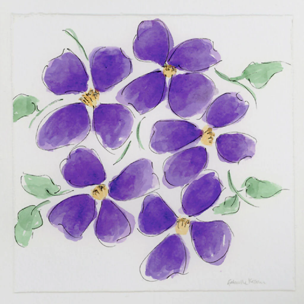 'Clematis' Framed Original Art - Image 3