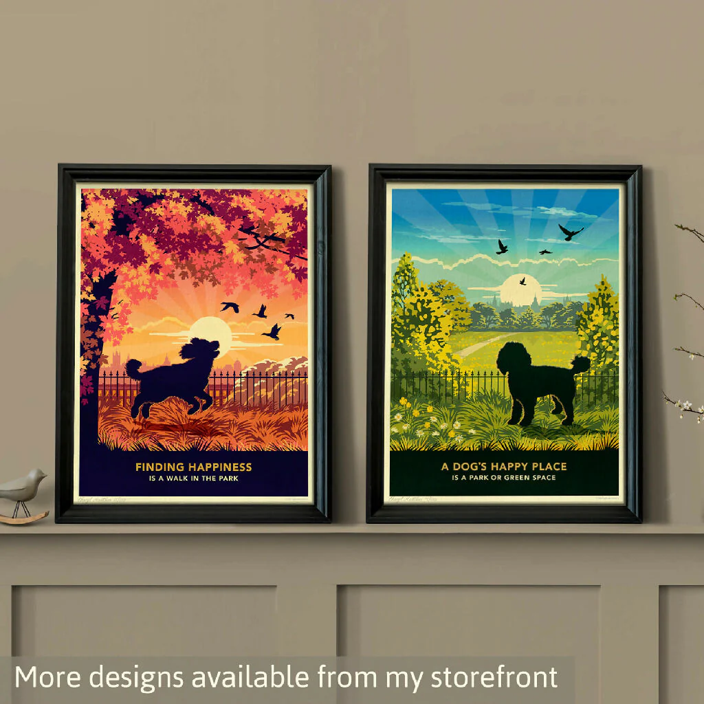 COCKAPOO 'COASTAL WALKS’ LIMITED EDITION ART PRINT - Image 14
