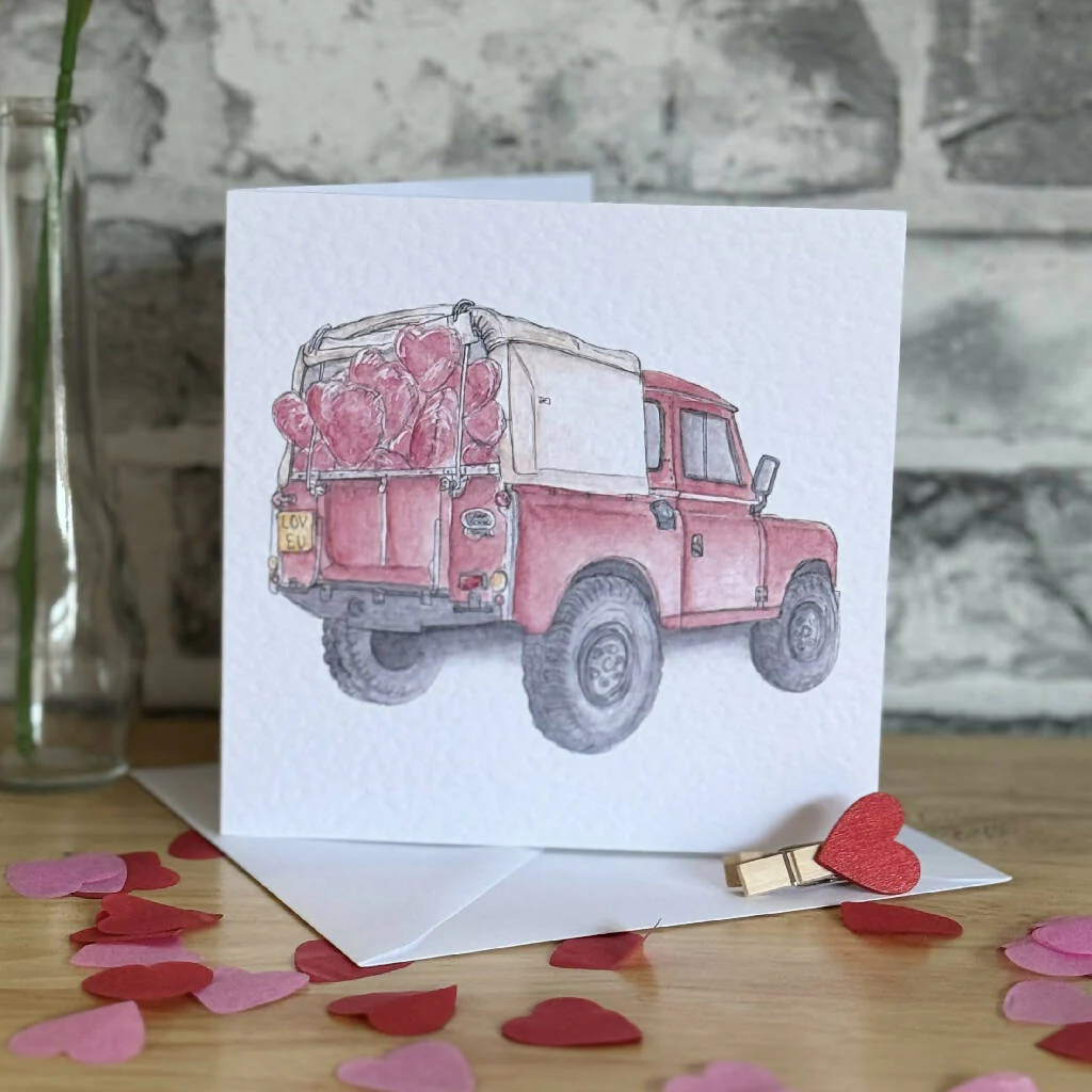 Defender Valentine Greeting Card - Image 3