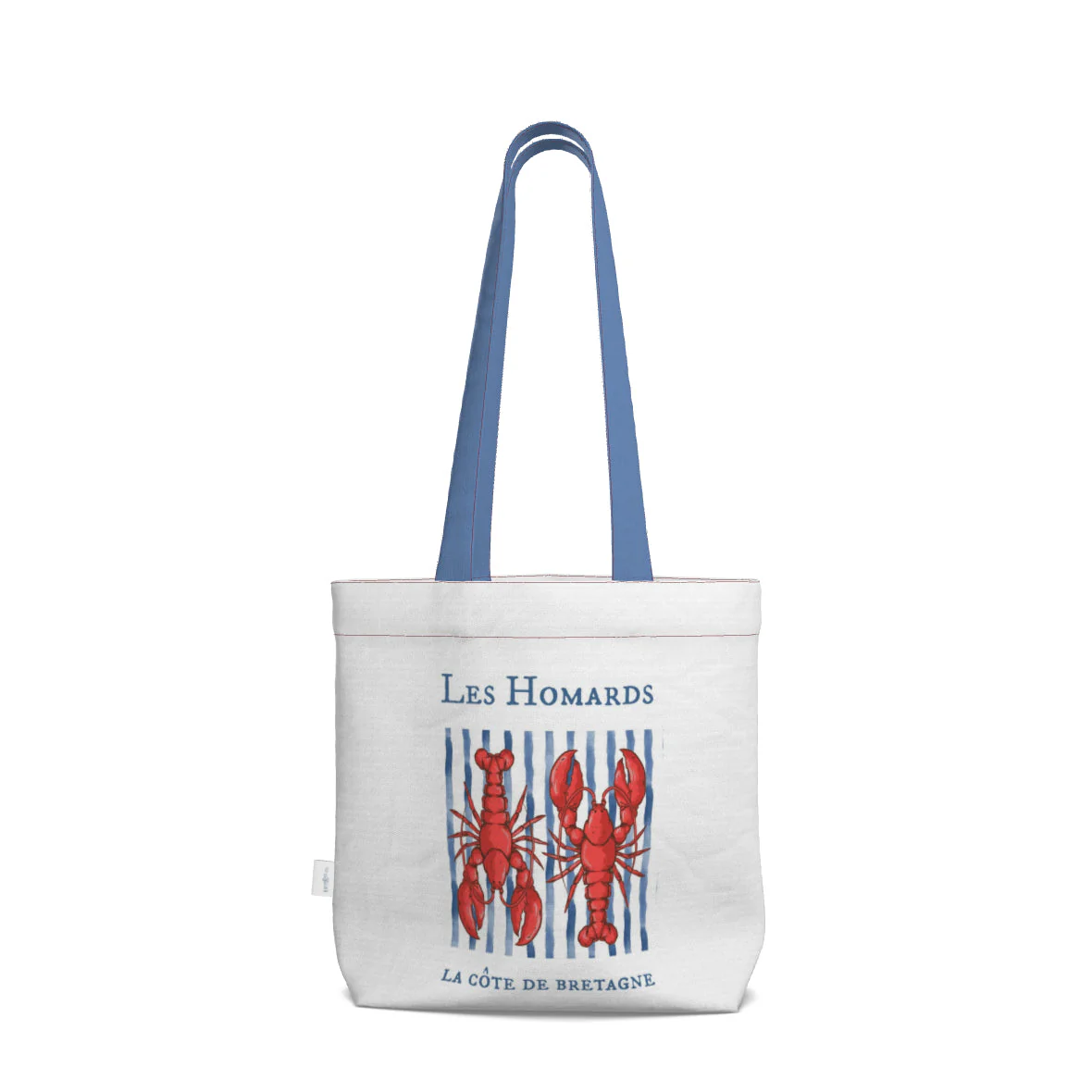 Everyday Tote Bag, Les Homards Bretagne Collection Canvas Shopper - Image 3
