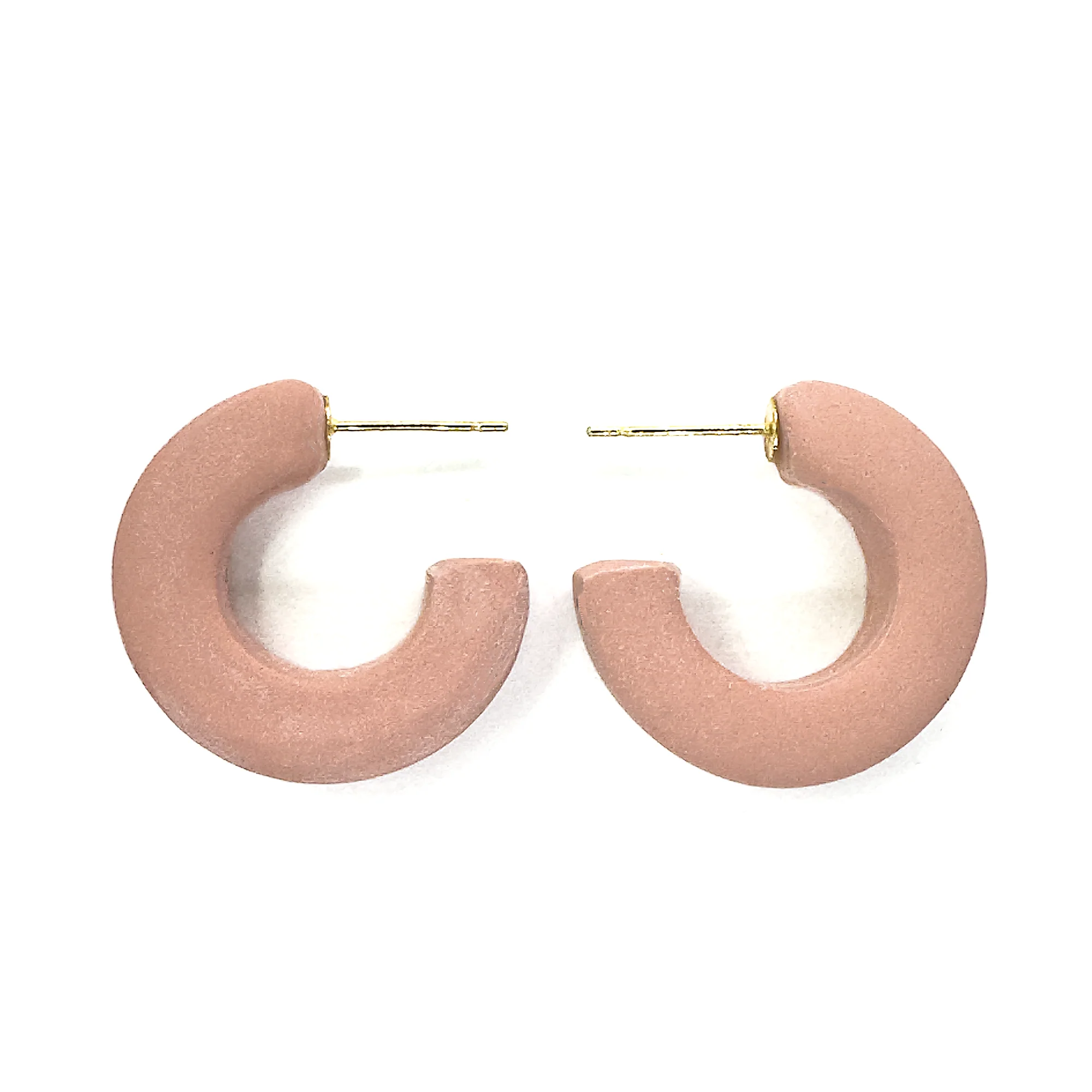 Fiesta| Blush | Hoop Earrings - Image 2