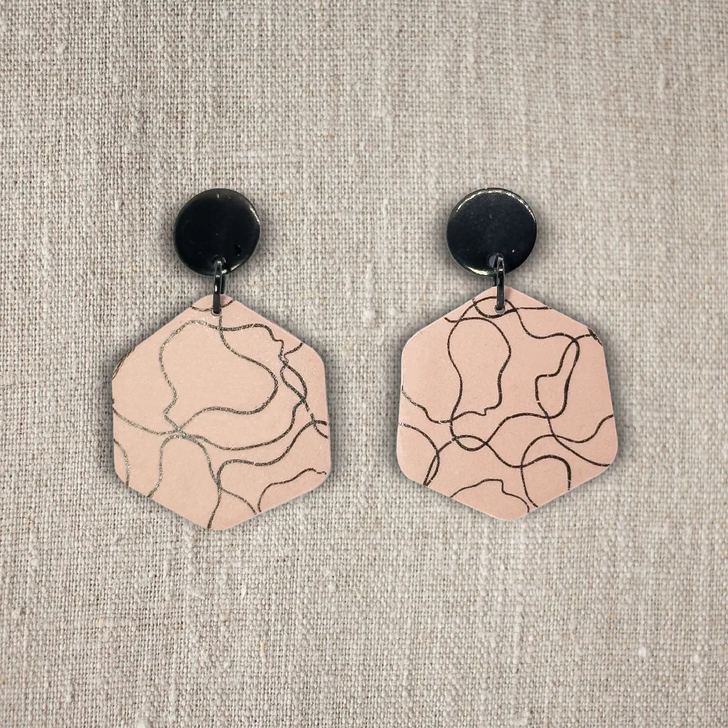 Frida | Hex | Drop Earrings
