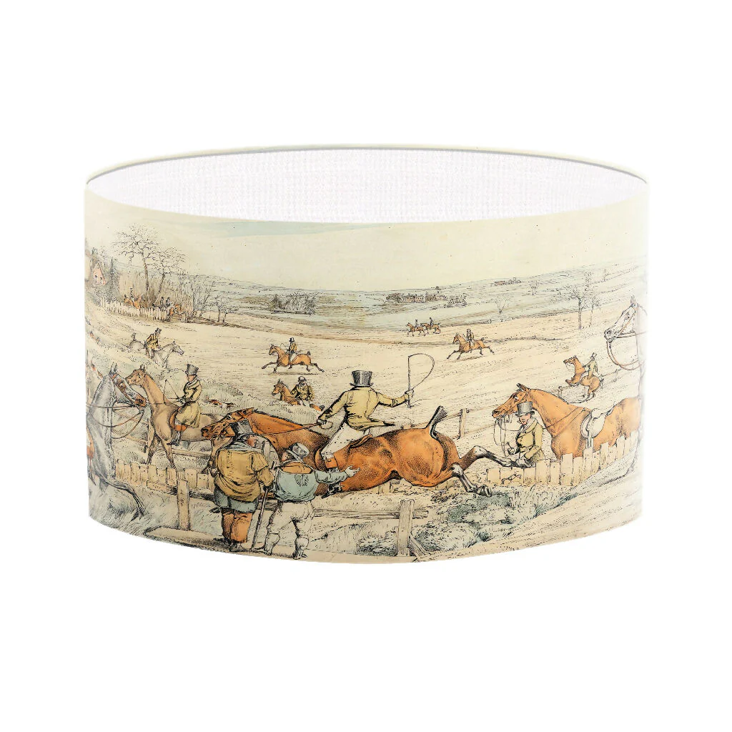 Hunting Scene Fine Art Lampshade - Image 4