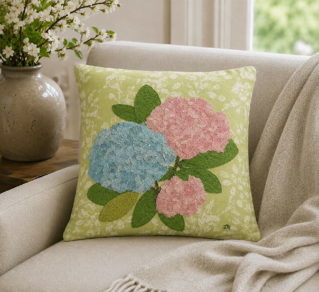 Hydrangea Luxury Cushion