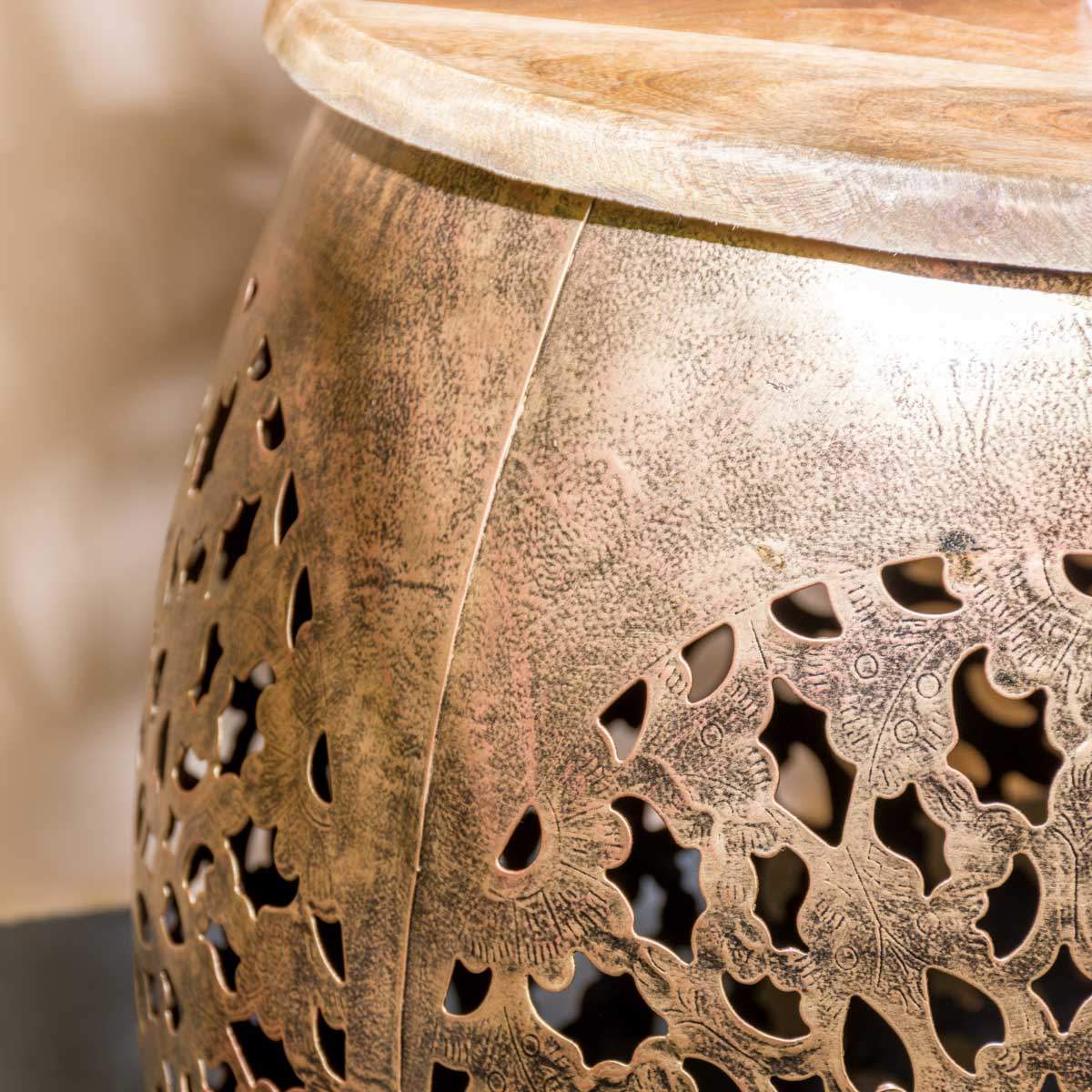 Iron & Wooden Top Coffee Table - Image 14