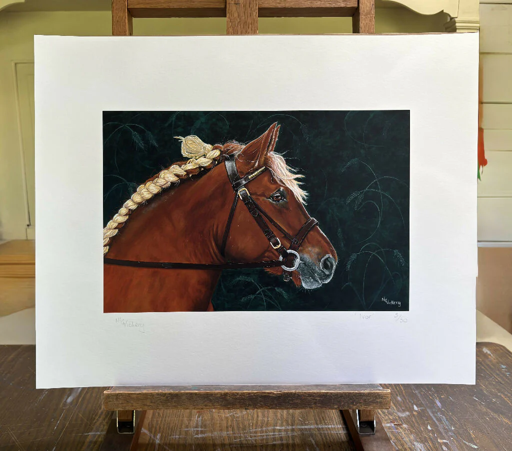 Ivor, The Suffolk Punch Limited Edition Giclée Print - Image 2