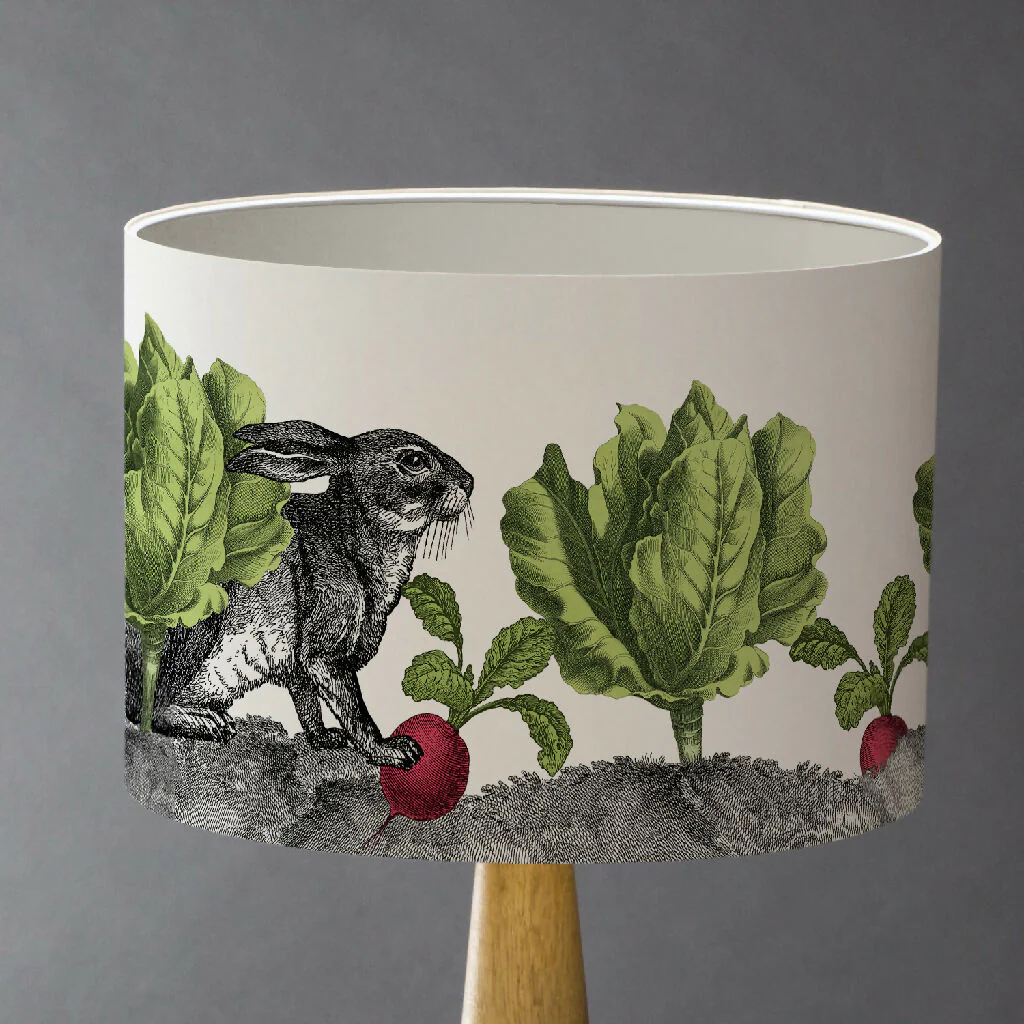 Kitchen Garden, Rabbit Lampshade – British Wildlife Collection