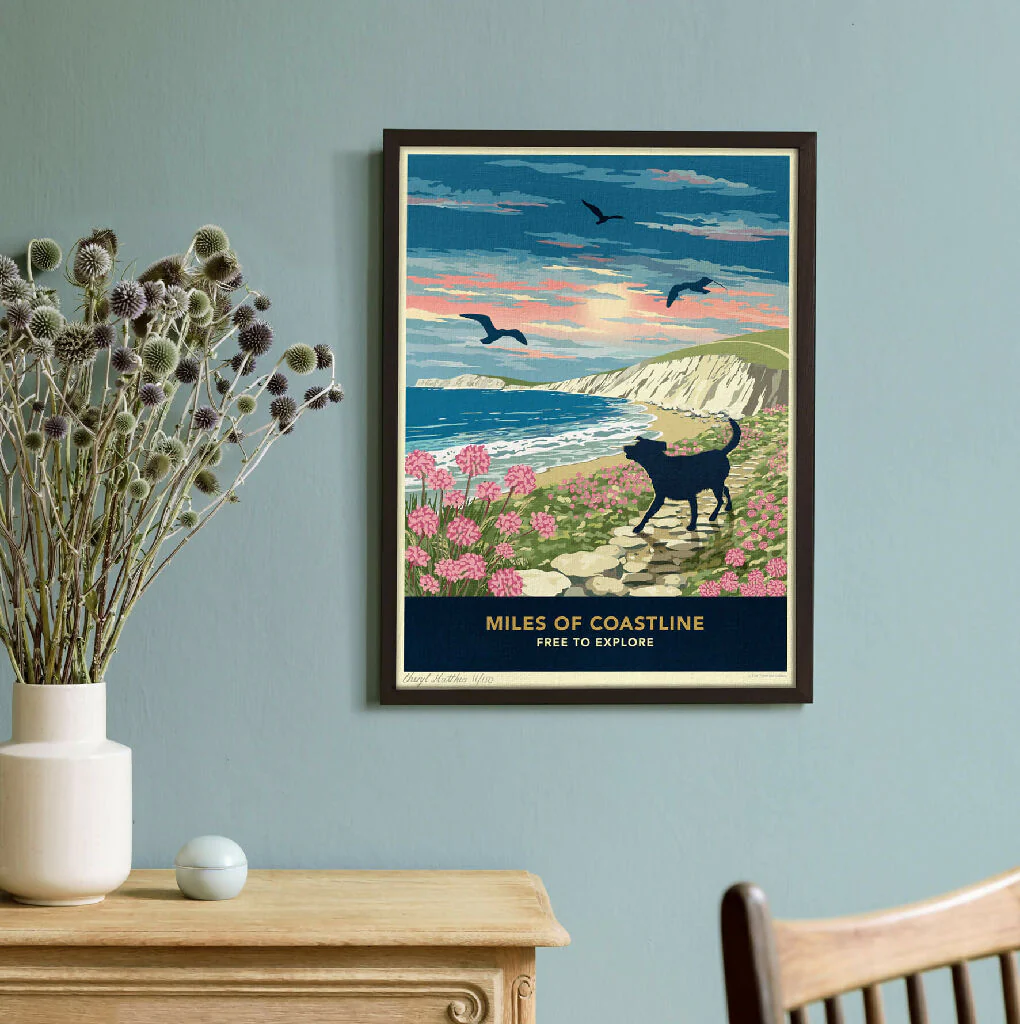 LABRADOR 'COASTAL WALKS’ LIMITED EDITION ART PRINT - Image 3