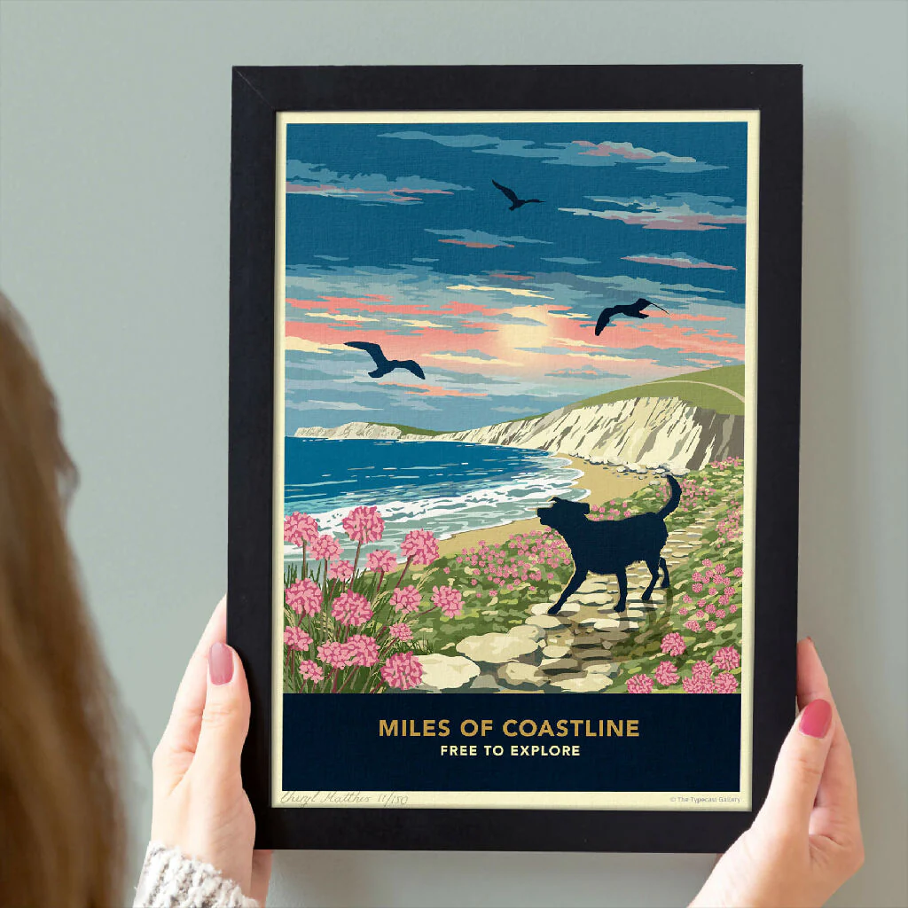 LABRADOR 'COASTAL WALKS’ LIMITED EDITION ART PRINT - Image 4