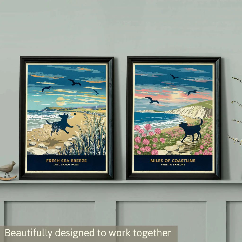 LABRADOR 'COASTAL WALKS’ LIMITED EDITION ART PRINT - Image 9