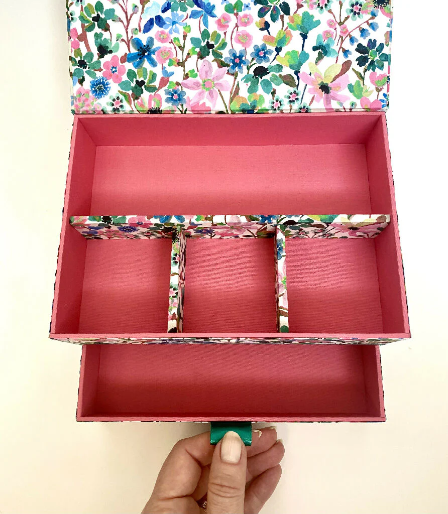 Liberty London Dreams of Summer Trinkets Box | Luxury Fabric Organiser - Image 4