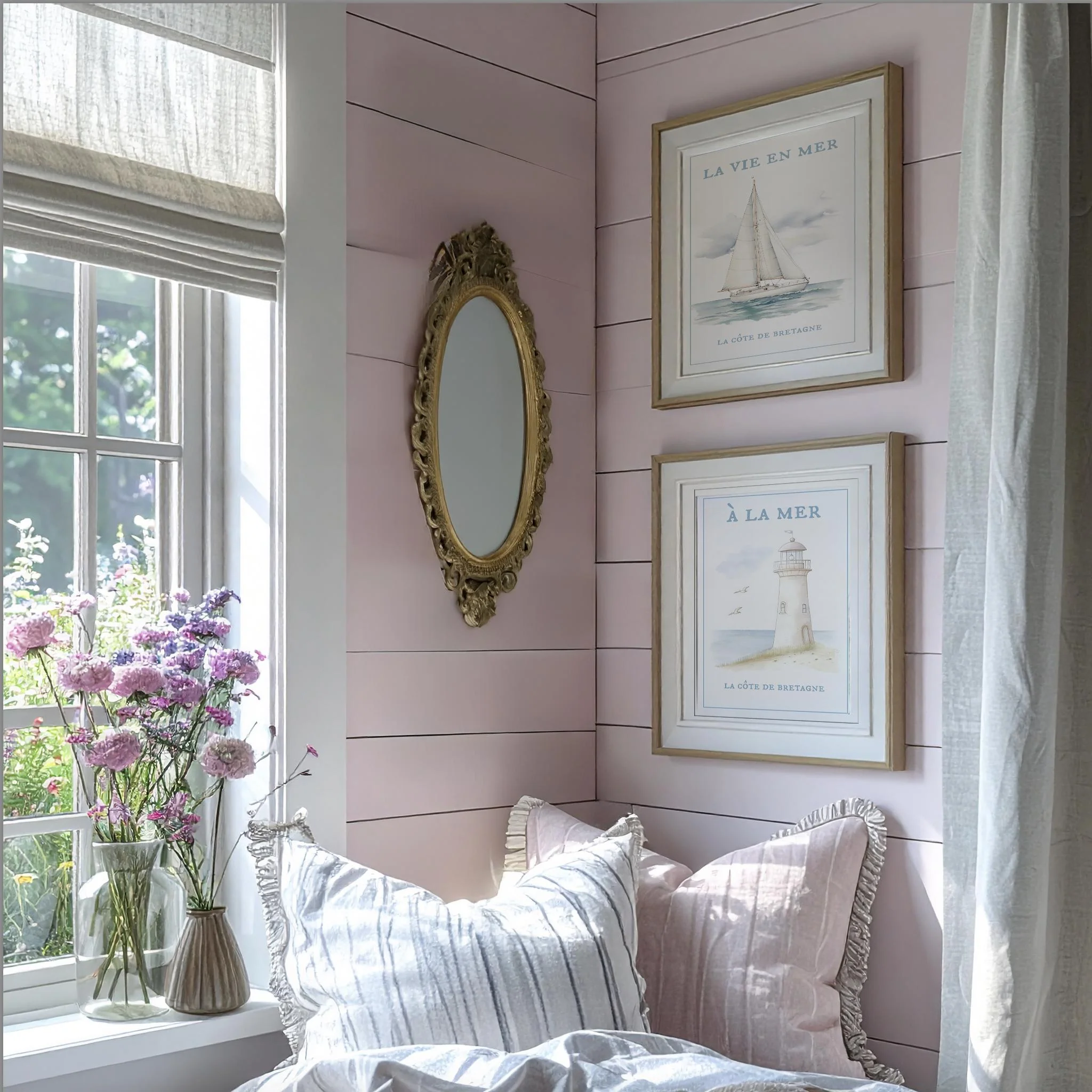Lighthouse Print Nautical Kitchen Wall Art Nancy Meyers Style Decor - Image 5