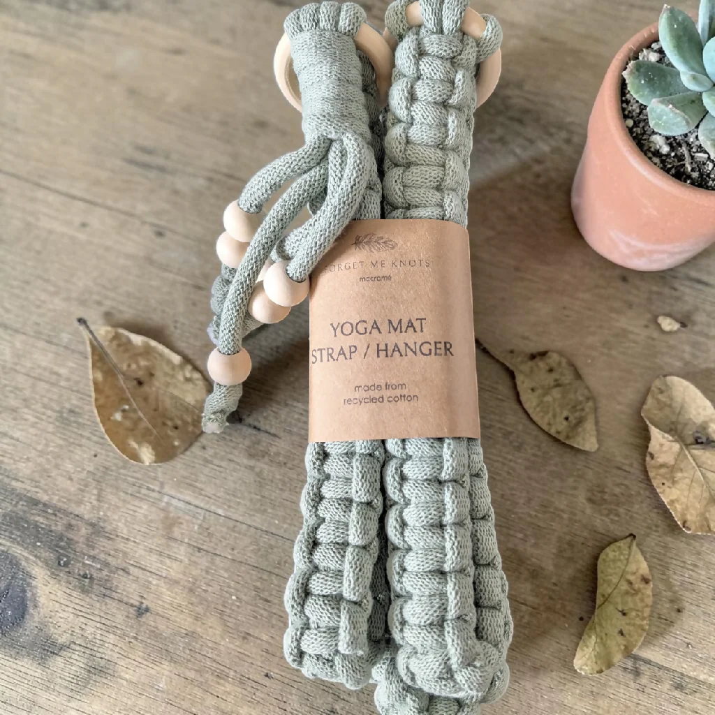 Macrame Yoga Mat Carry Strap - Image 5