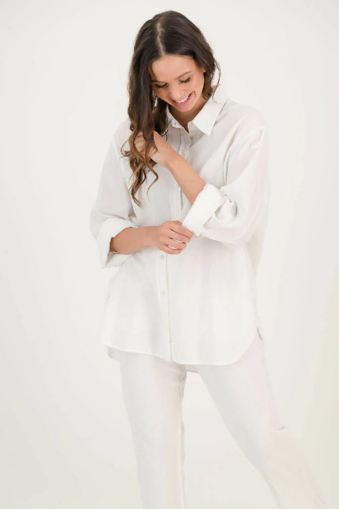 Majorca Cotton Boyfriend Shirt