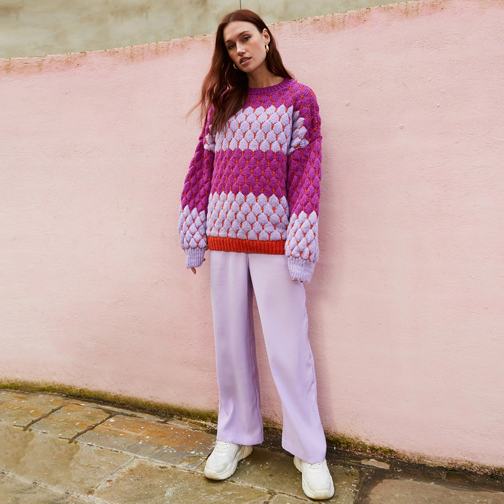 Marissa Bubble Stitch Stripe Jumper - Multi - Image 3