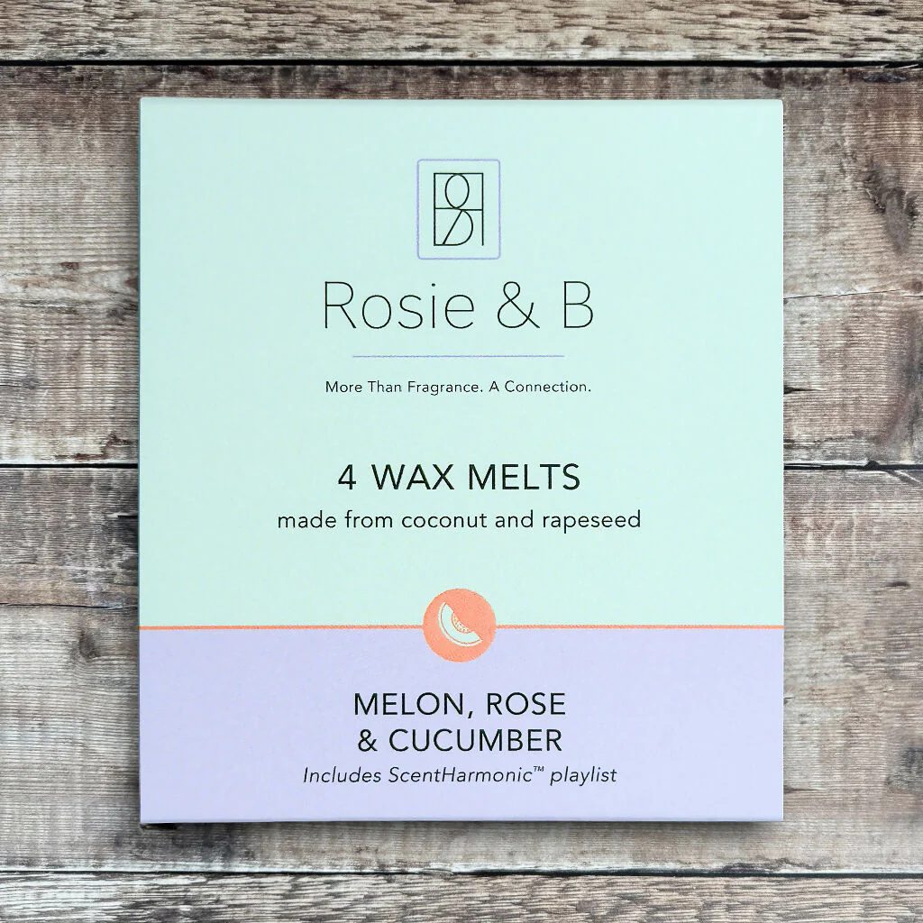 Melon, Rose & Cucumber Wax Melts - Image 2