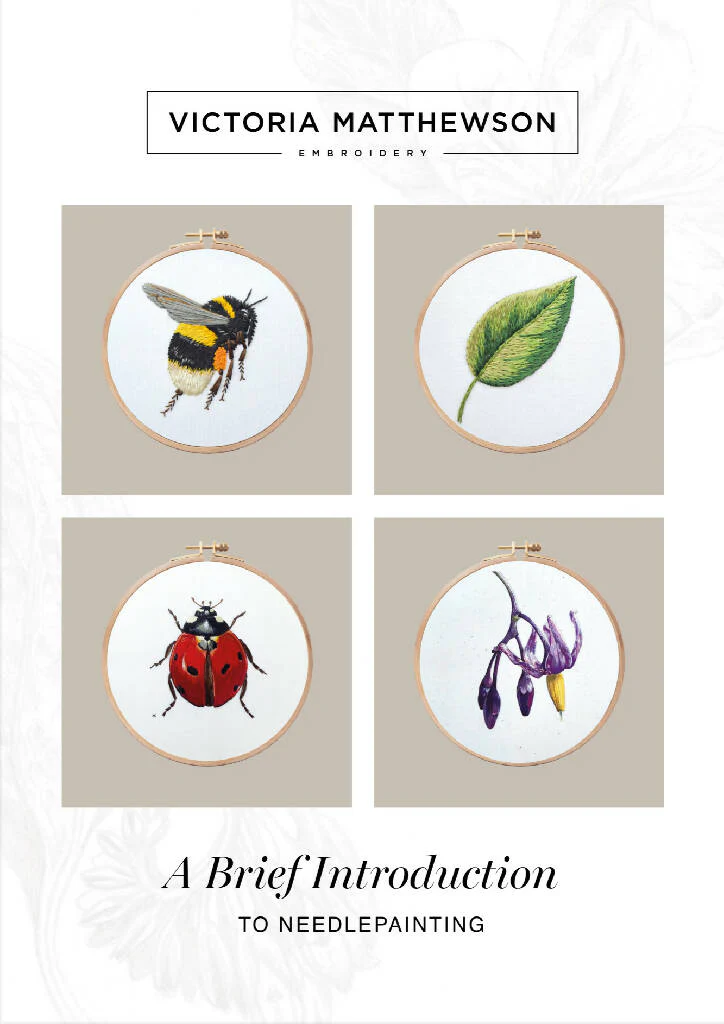 Mother Shipton and Black Medick Silk Shading Embroidery Kit - Image 4