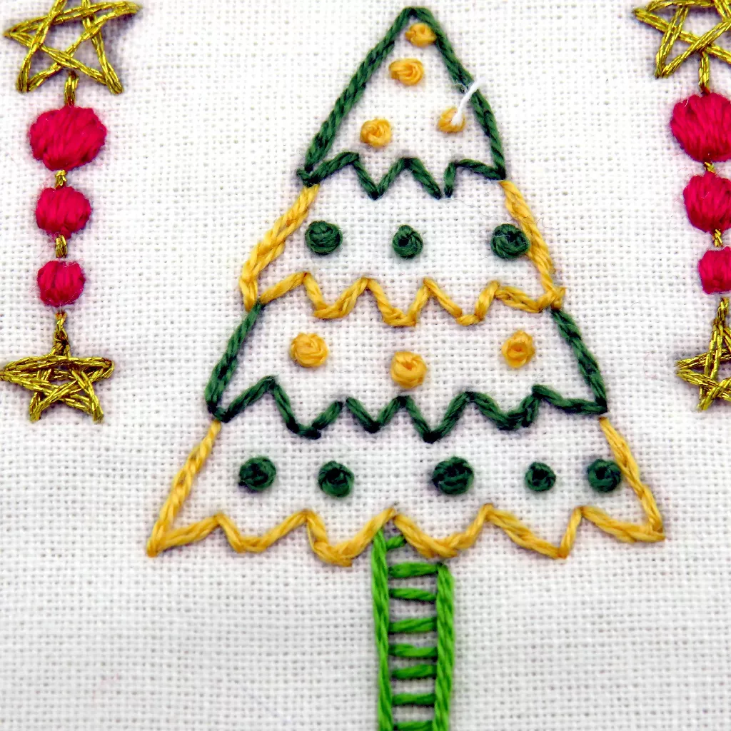 Oh Christmas Tree Hand Embroidery Kit - Image 8