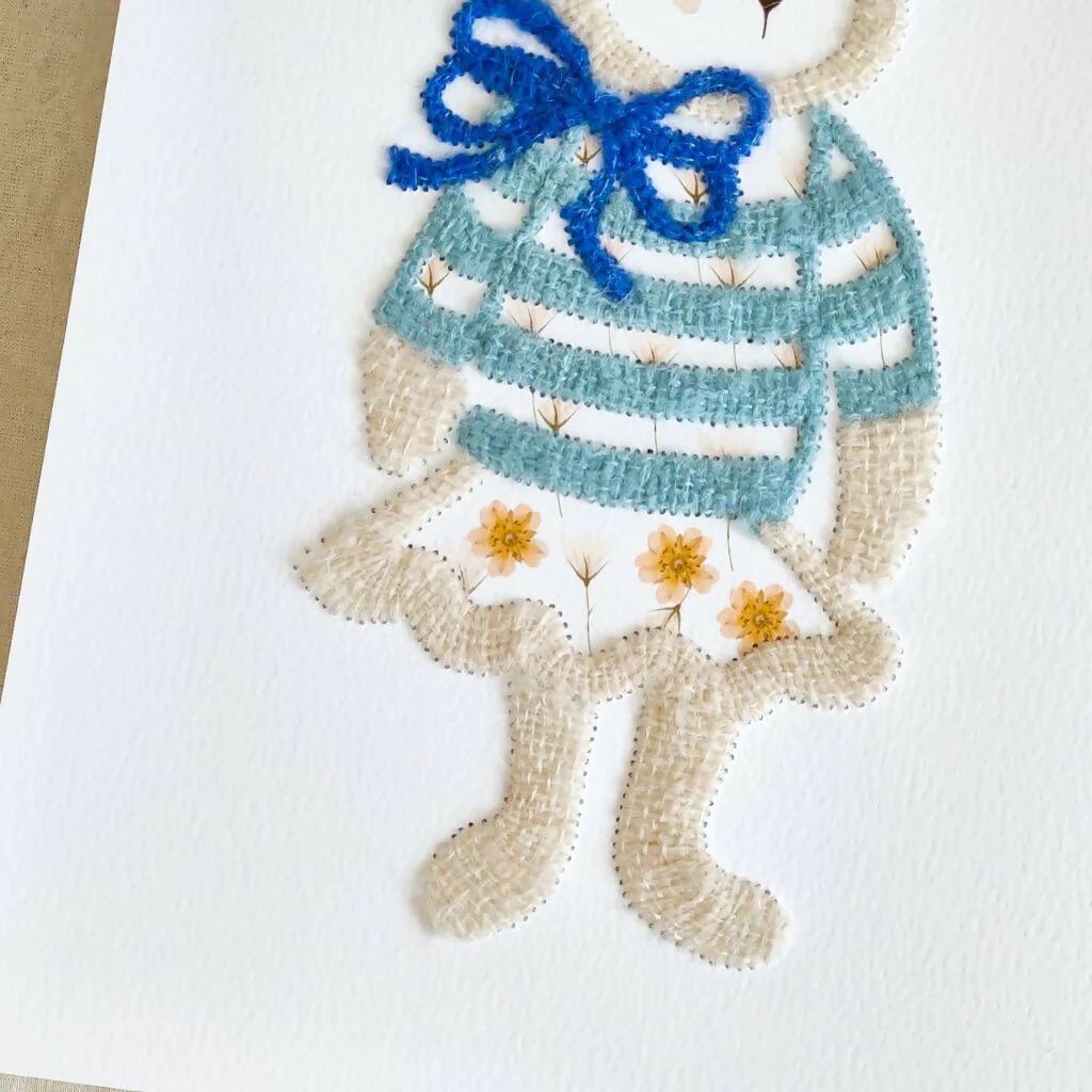 Original Handmade Teddy Bear Art - Image 3