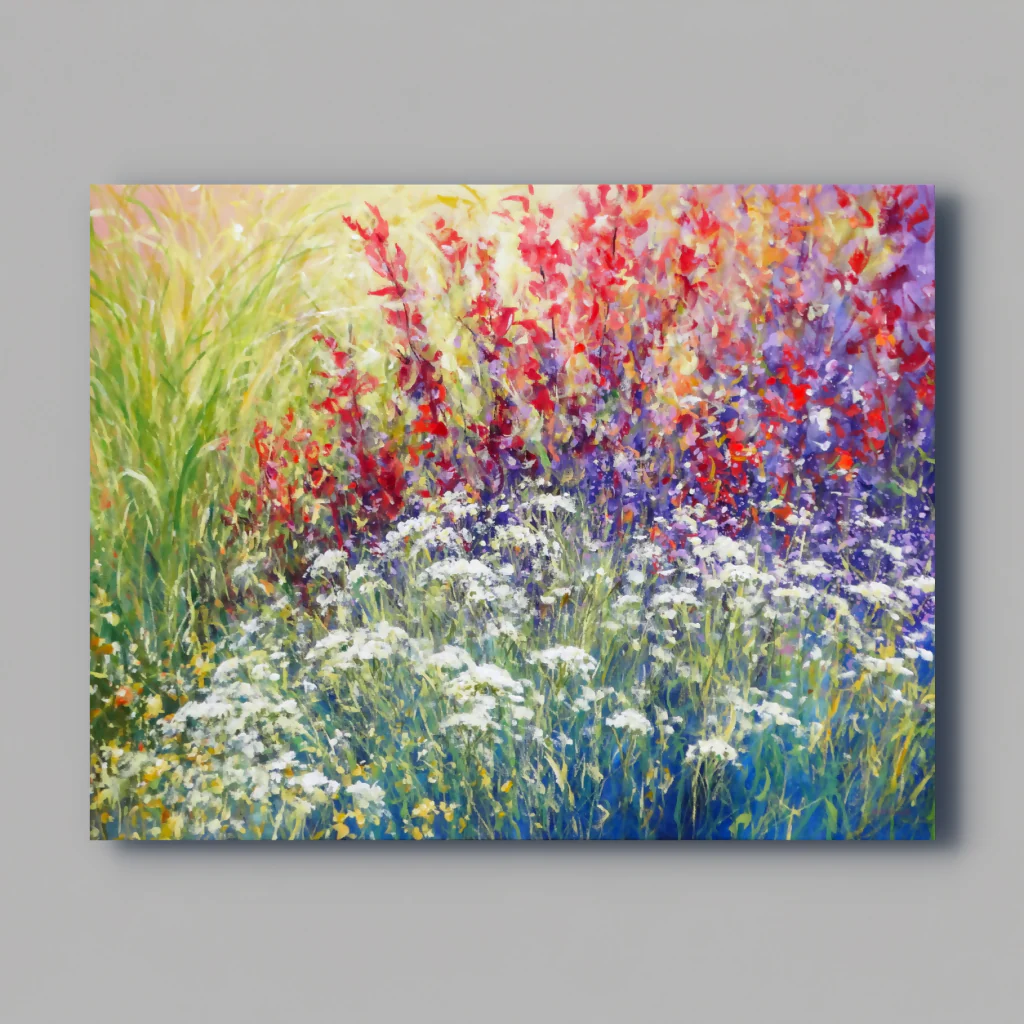 Original painting 'Garden Impressions' by Mariusz Kaldowski