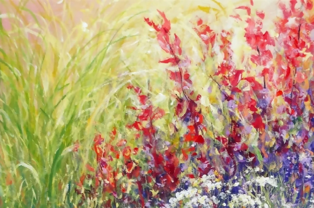 Original painting 'Garden Impressions' by Mariusz Kaldowski - Image 3