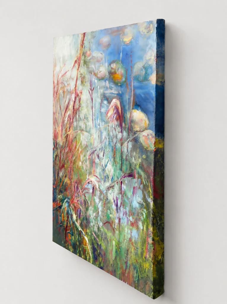Original painting 'Wild Pond' by Kasia Kaldowski - Image 7