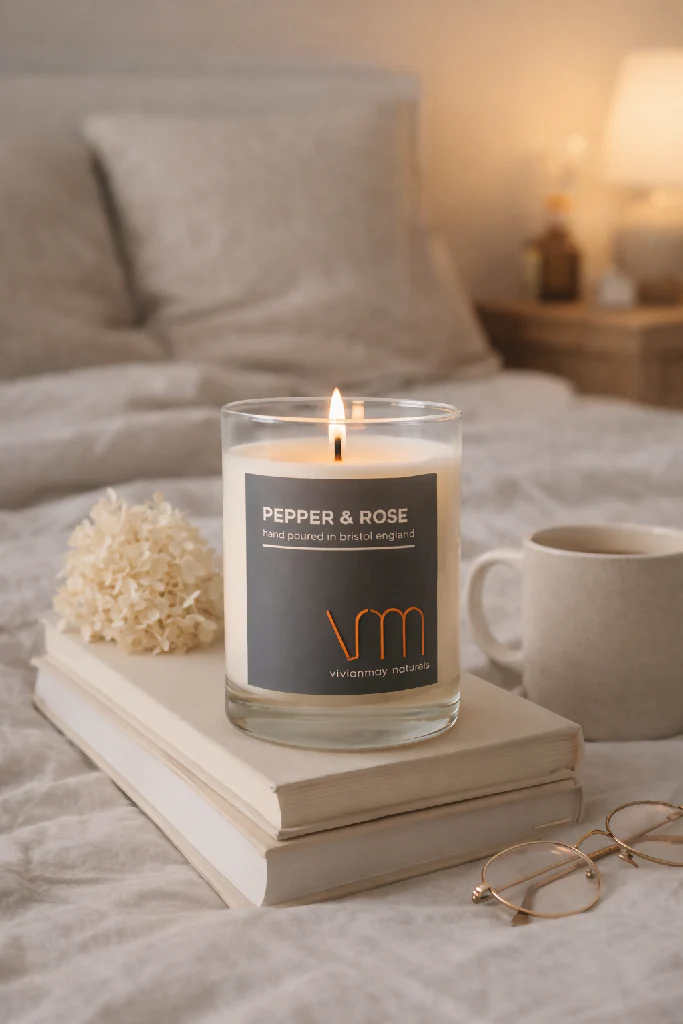 Pepper & Rose Soy Candle - Image 3
