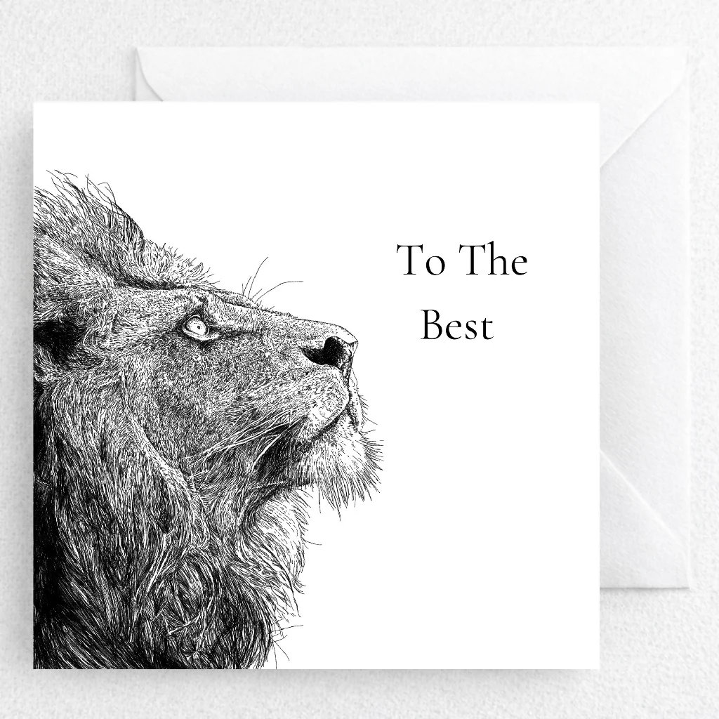 Personalised Lion Father's Day Card - Image 4