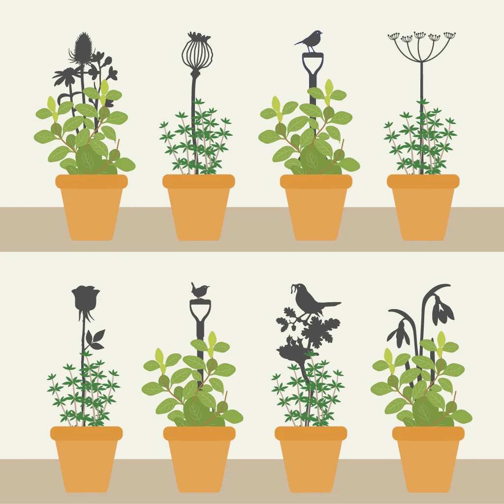 Pot Stems - Wren on a fork - Image 8