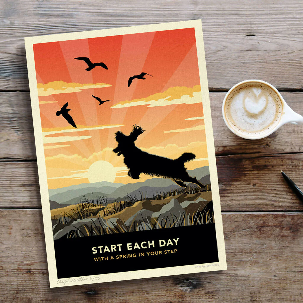 SPRINGER SPANIEL ‘WAGGY TAILS’ LIMITED EDITION ART PRINT - Image 5