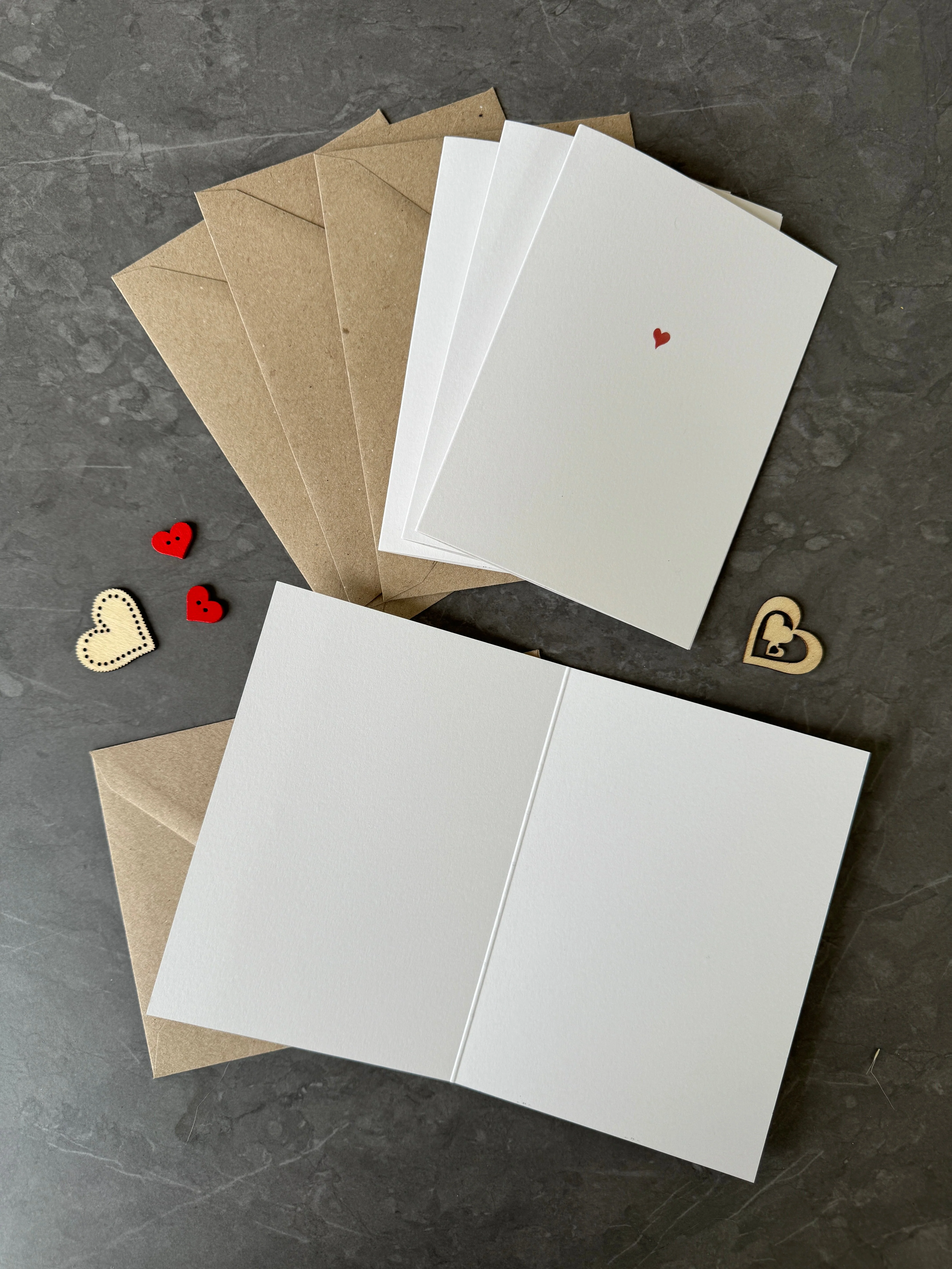 Tiny Love Heart Note Cards - Image 4