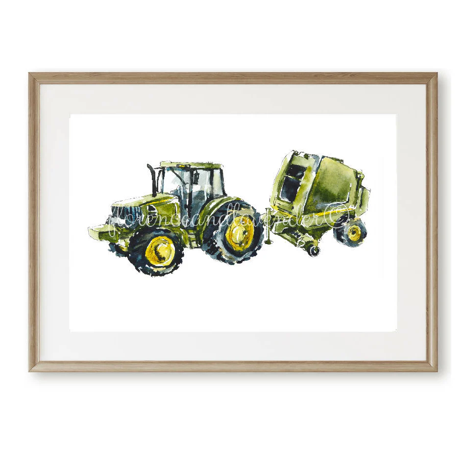 Trio Of Tractor Prints - Image 3