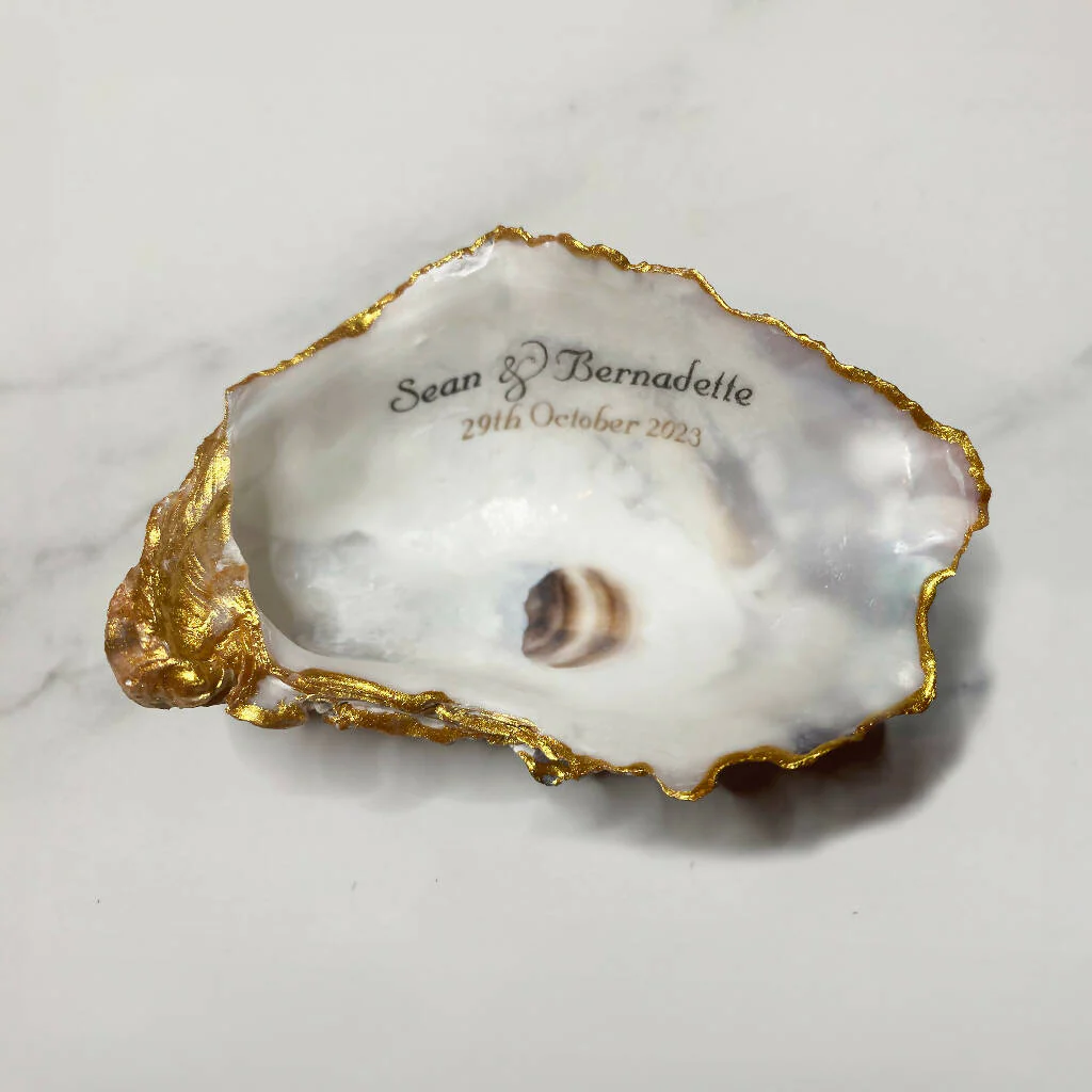 Wedding / Anniversary Oyster Trinket Dish - Image 6