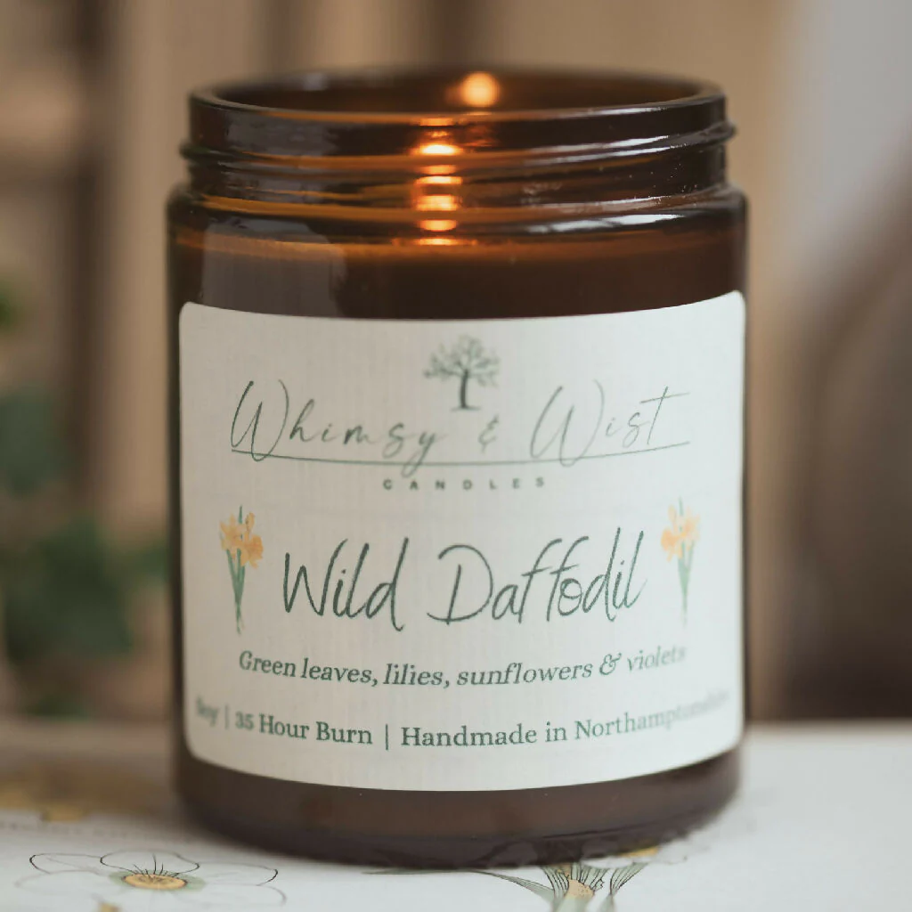 Wild Daffodil - Scented Soy Candle - Image 2