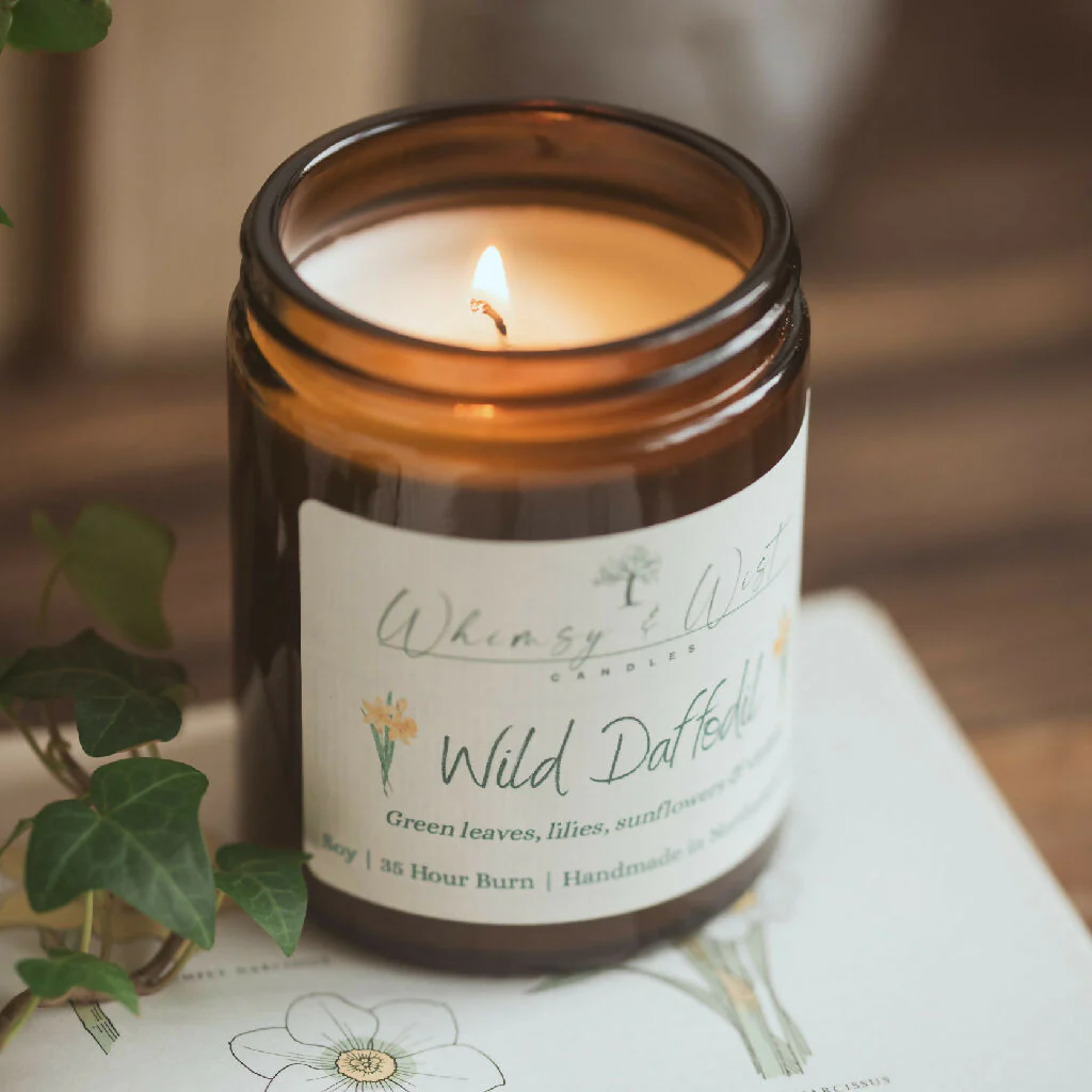 Wild Daffodil - Scented Soy Candle - Image 3