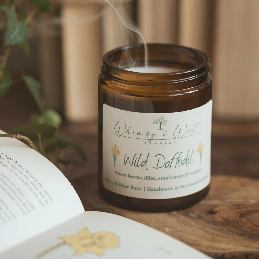 Wild Daffodil - Scented Soy Candle - Image 4