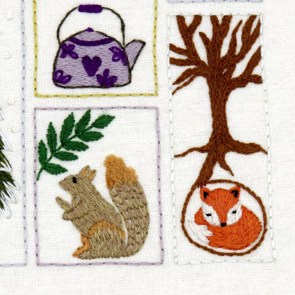 Winter Splendour Hand Embroidery Kit - Image 5