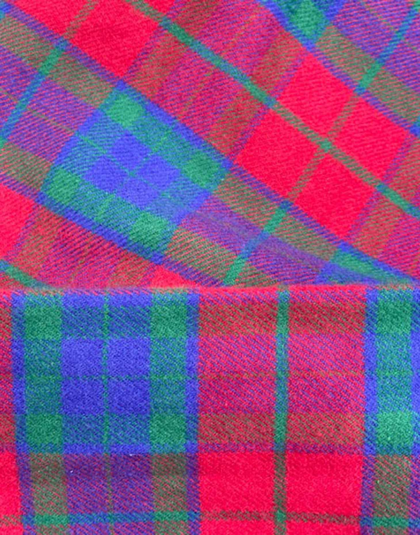 Women's Brushed Cotton Nightshirt – Bordeaux Tartan - Image 4