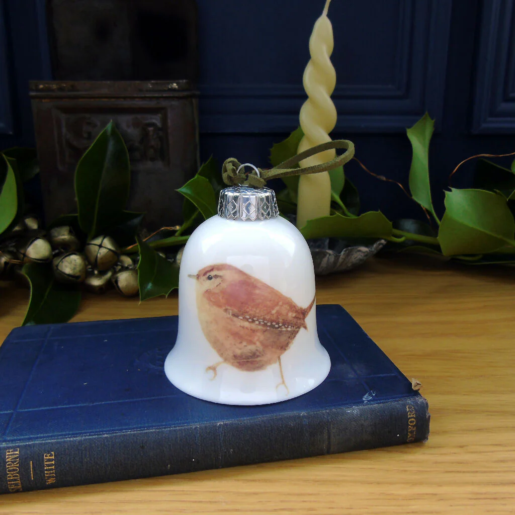 Wren Fine Bone China Bell Decoration - Image 2